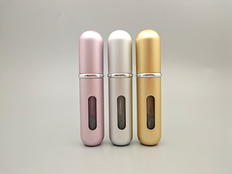 5ML铝喷底部充装便携式香水瓶