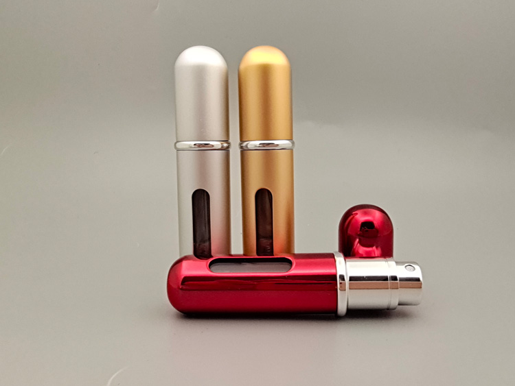 5ML铝喷底部充装便携式香水瓶