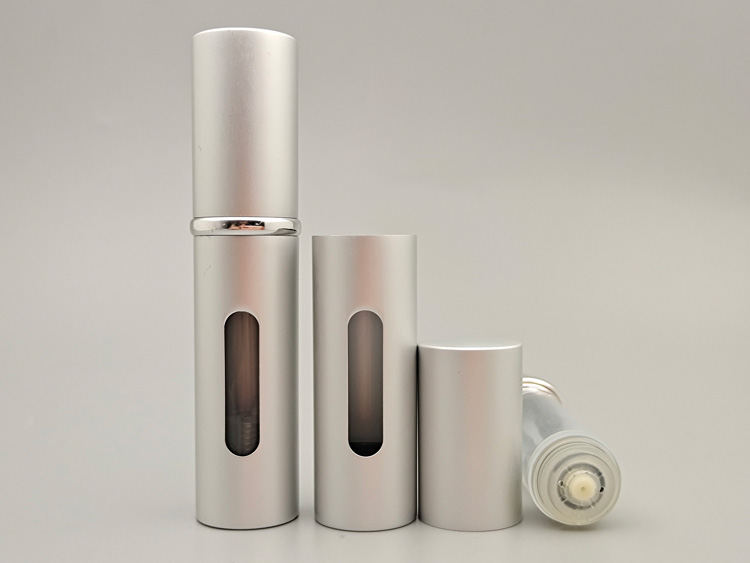 5ML铝喷平底底部充装便携式香水瓶
