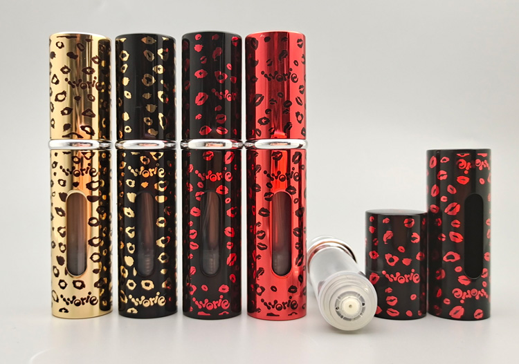 5ML铝喷平底底部充装便携式香水瓶