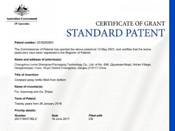 STANDARD PATENT
